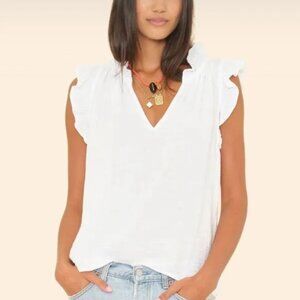XiRENA White Box Gauze Top